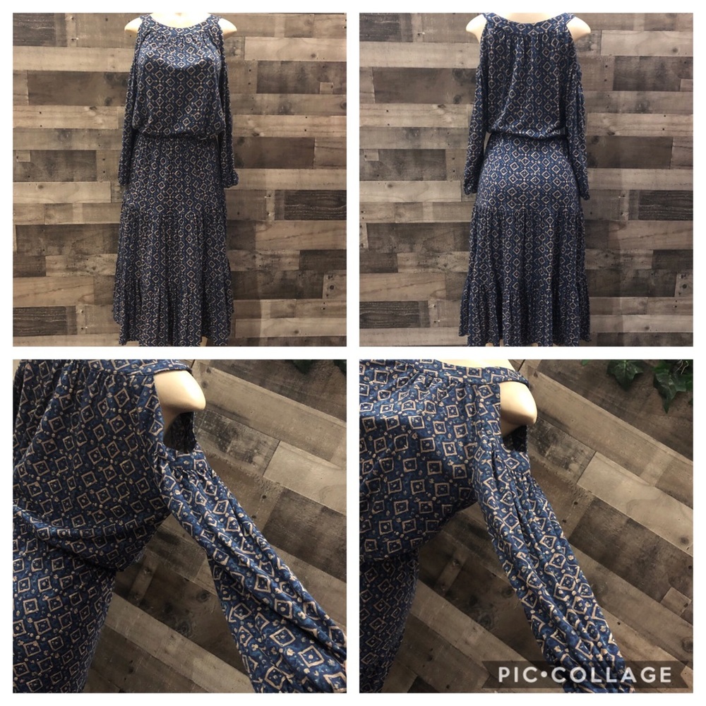 Ralph Lauren Cold Shoulder Dress Sz Small